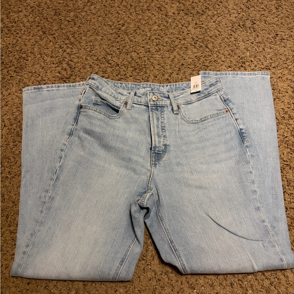 High Rise Light Blue Jeans